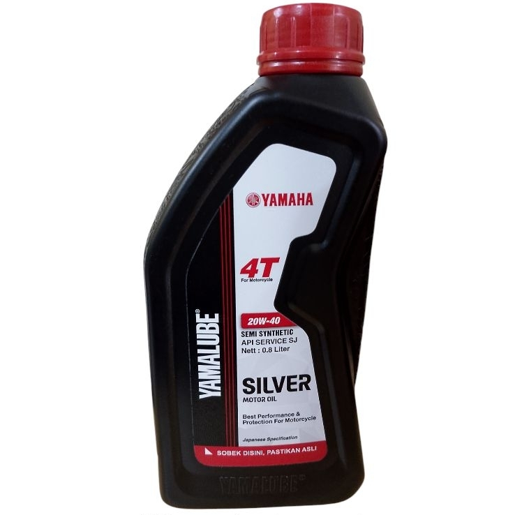 OLI MOTOR YAMALUBE SILVER 800ML OLI MESIN MOTOR BEBEK YAMAHA JUPITER Z VEGA ZR R SUPRA REVO 20W