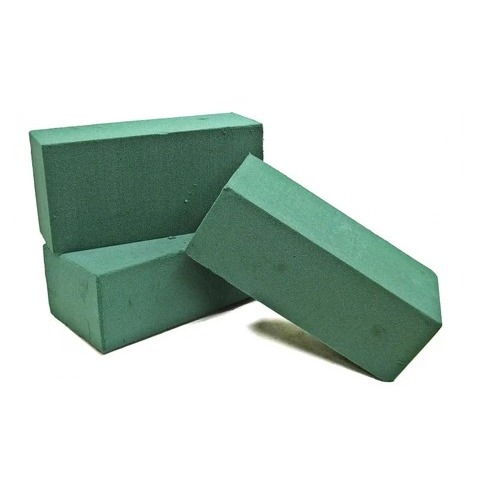 Busa Basah Oasis/ Oasis Basah / Green Leaf Floral Foam / Foam Basah Bunga Segar / Foam Bunga / Green