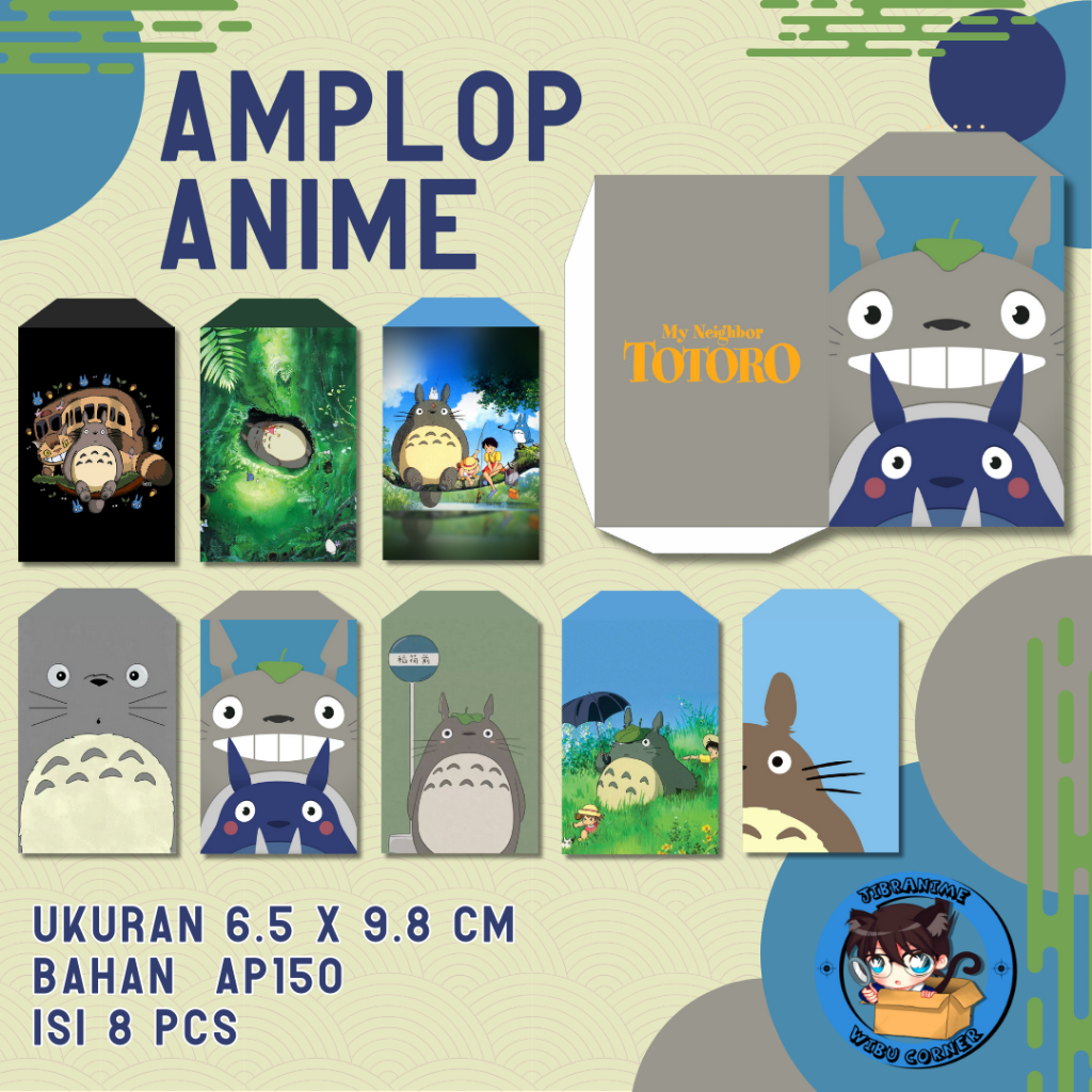 

AMPLOP LEBARAN ANIME TOTORO