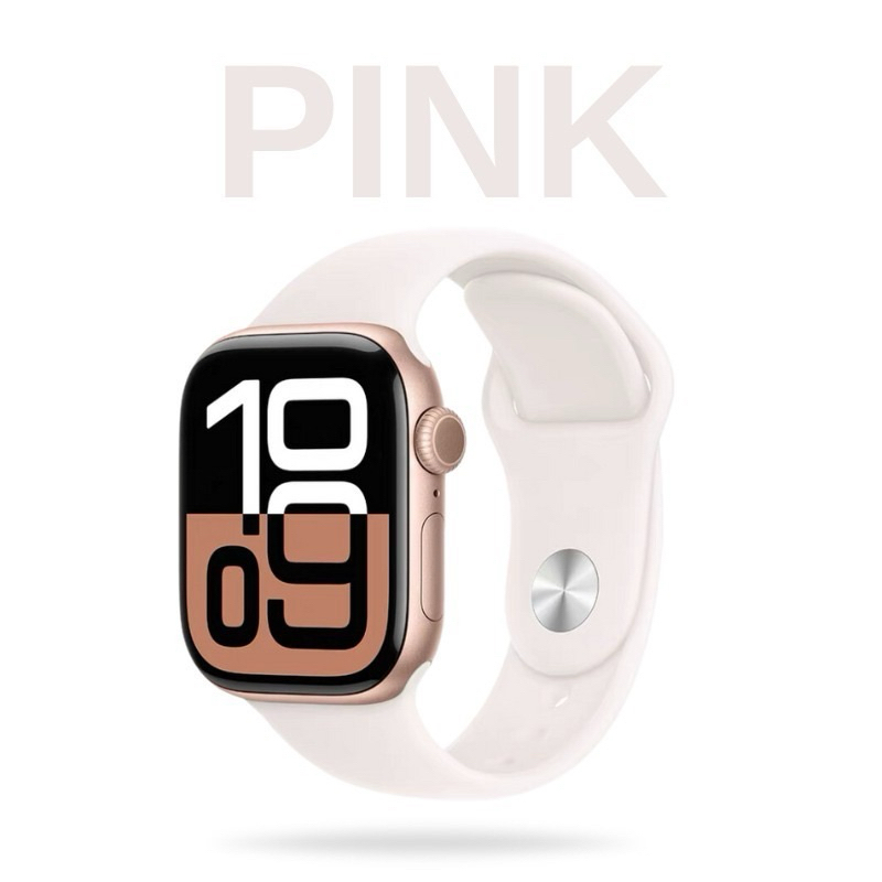 LUXURY - ORIGINAL SMART WATCH PINK APPEL S9 PRO MAX 2.19 INCIH LAYAR SENTUH TAHAN AIR