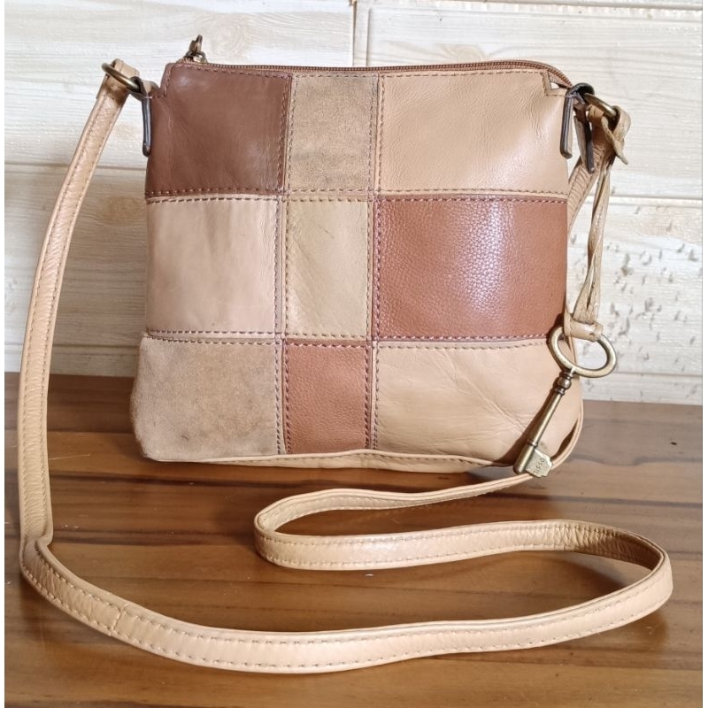 Fossil sling bag PW vintage