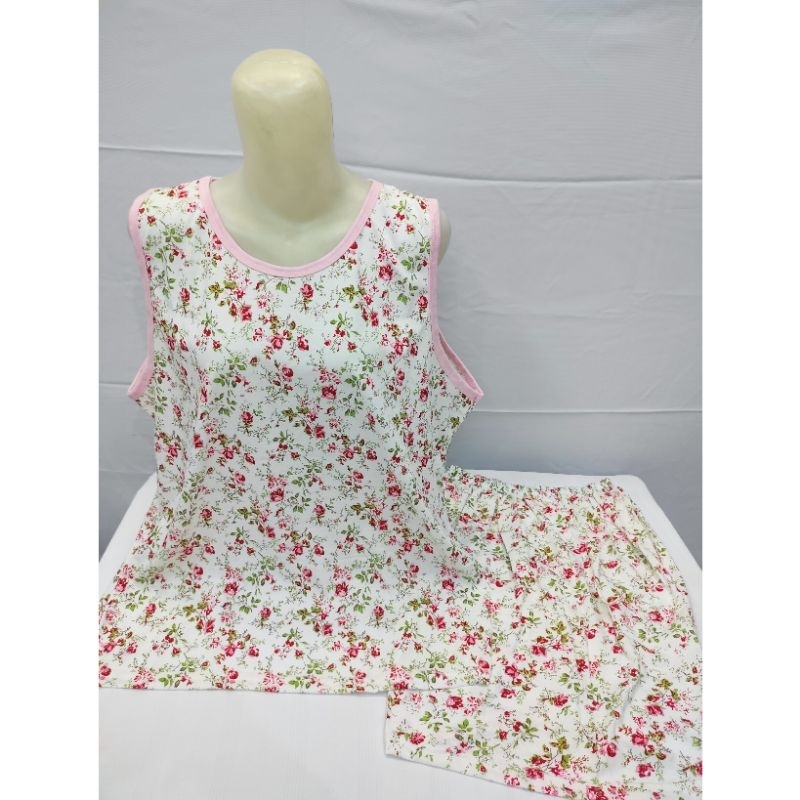 BKH XXL(2L) Kaos Oblong St.Babydoll Kutung-Celana Pendek