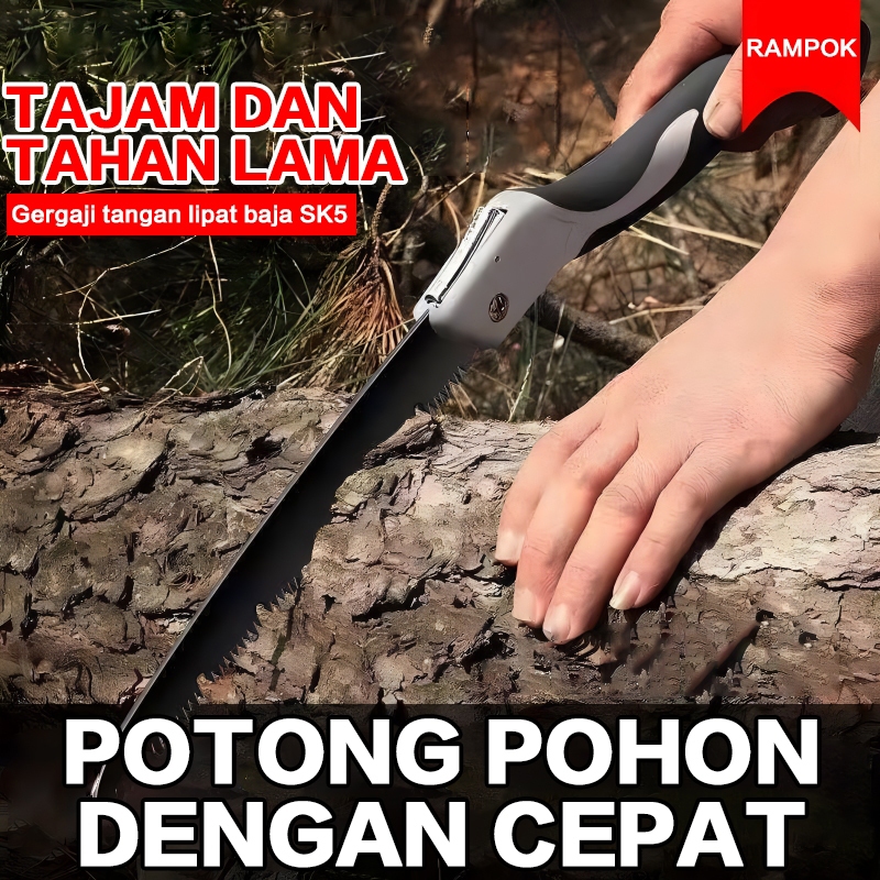 Gergaji kayu gergaji bambu gergaji dahan Gergaji kayu lipat otomatis anti karat design jerman premiu