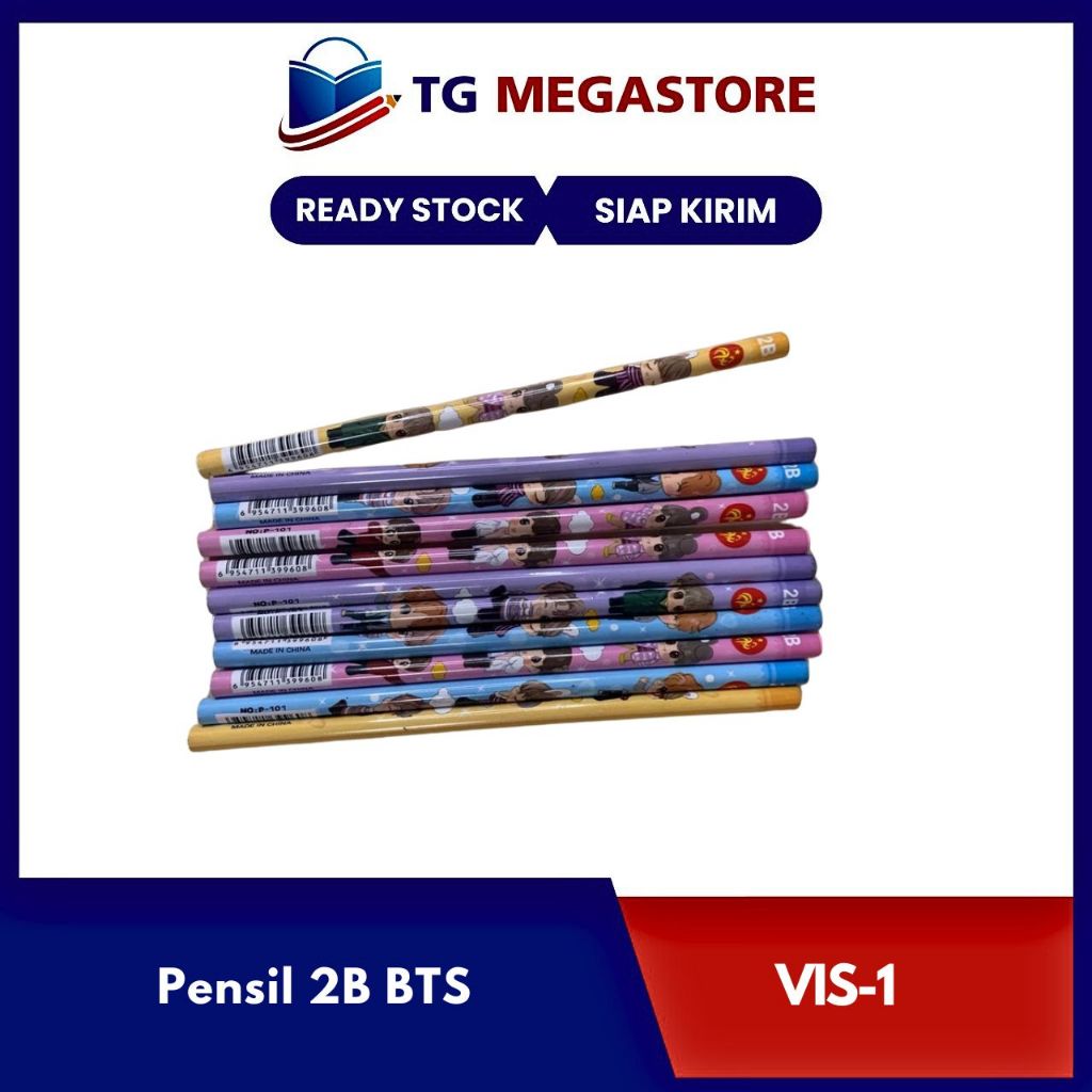 

Pensil 2B VIS1 P -101 BTS