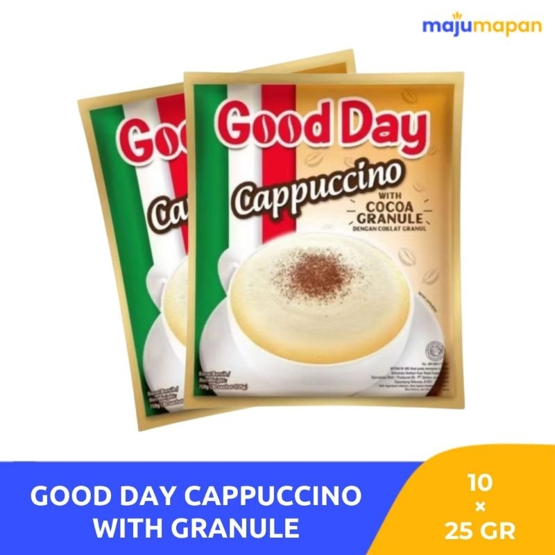 

Good Day Cappuccino Renceng 10×25gr