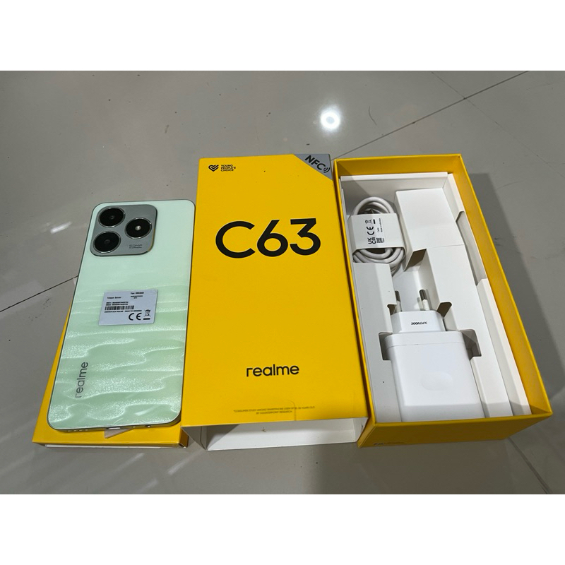 realme C63 8/128gb second fullset original