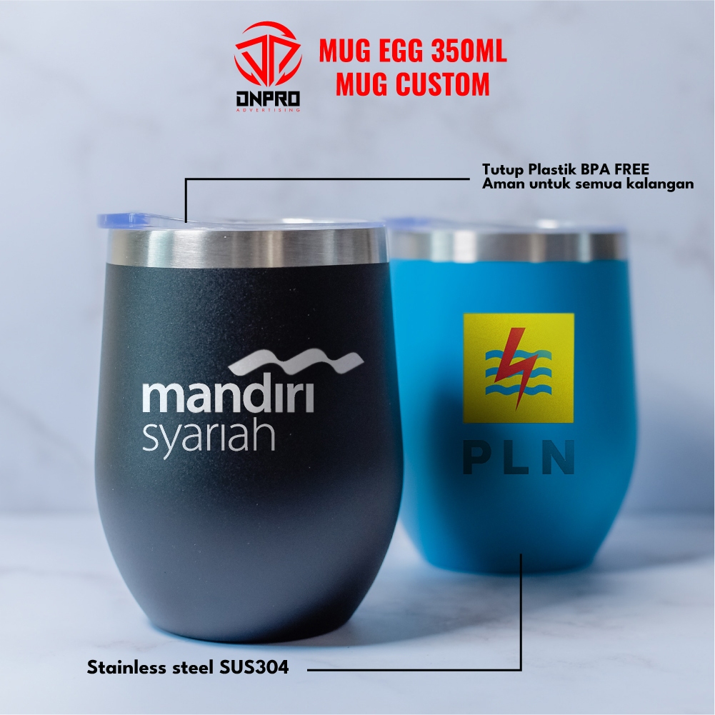MUG EGG 350ML CUSTOM – PREMIUM STAINLESS STEEL