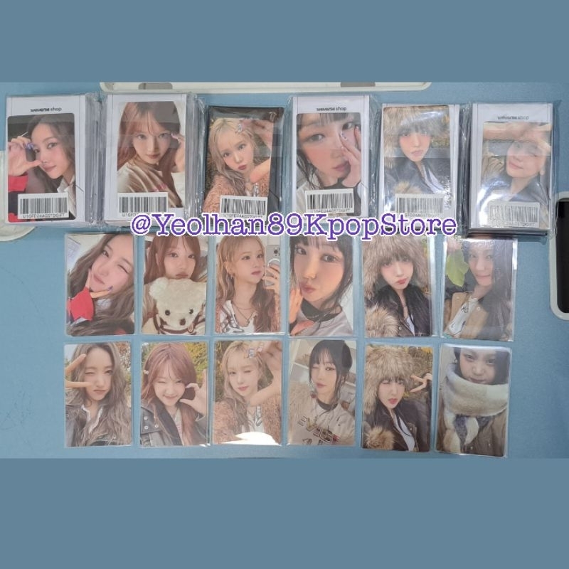 [READY STOCK OFFICIAL] Photocard VIVIZ / Gfriend / Yuju / Yerin Photocard Pre Order Benefit Web Kore