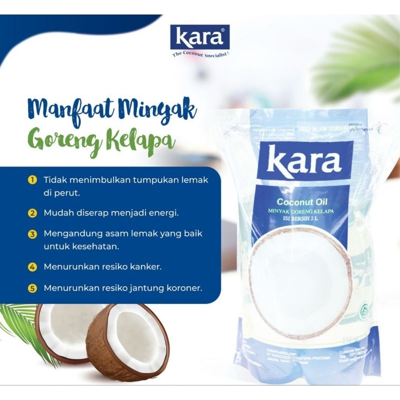 

KARA Minyak Goreng Kelapa 2L | Coconut Oil Kara