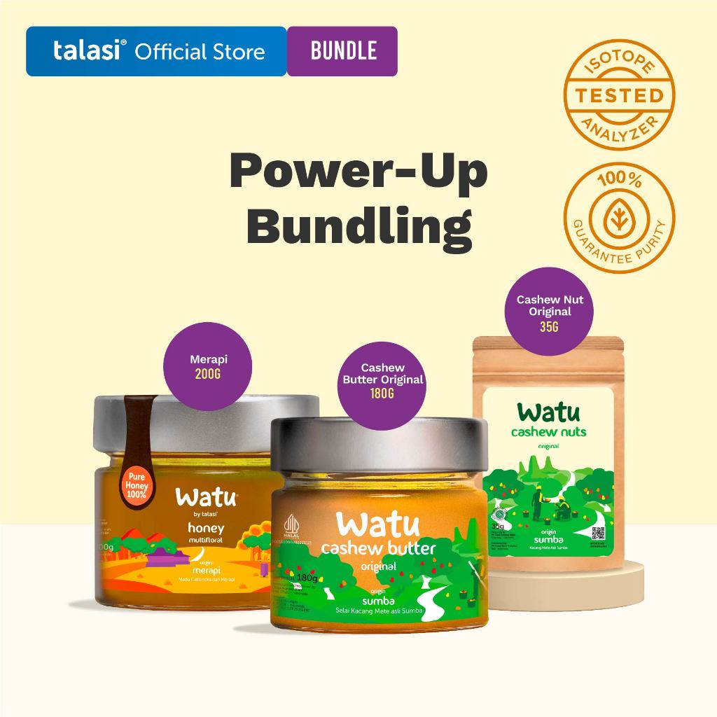 

Watu Honey - Power-Up Breakfast Bundling 200gr