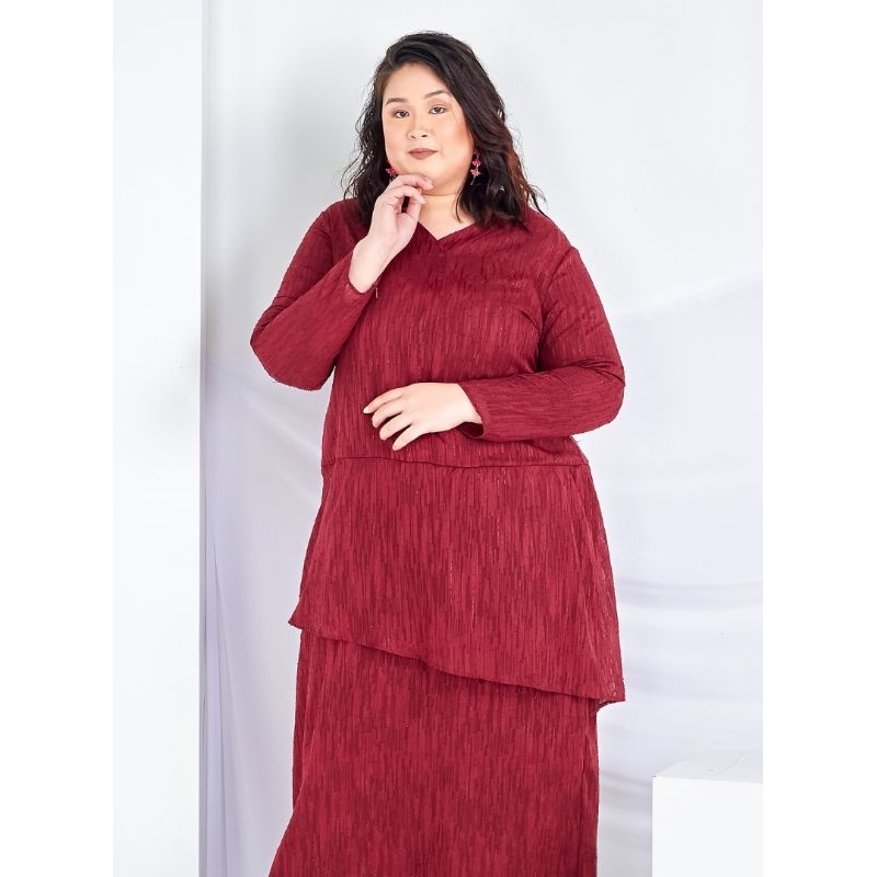 Curva Fabulous - Gamis Sofiya 3D Embroidered Maxi Dress