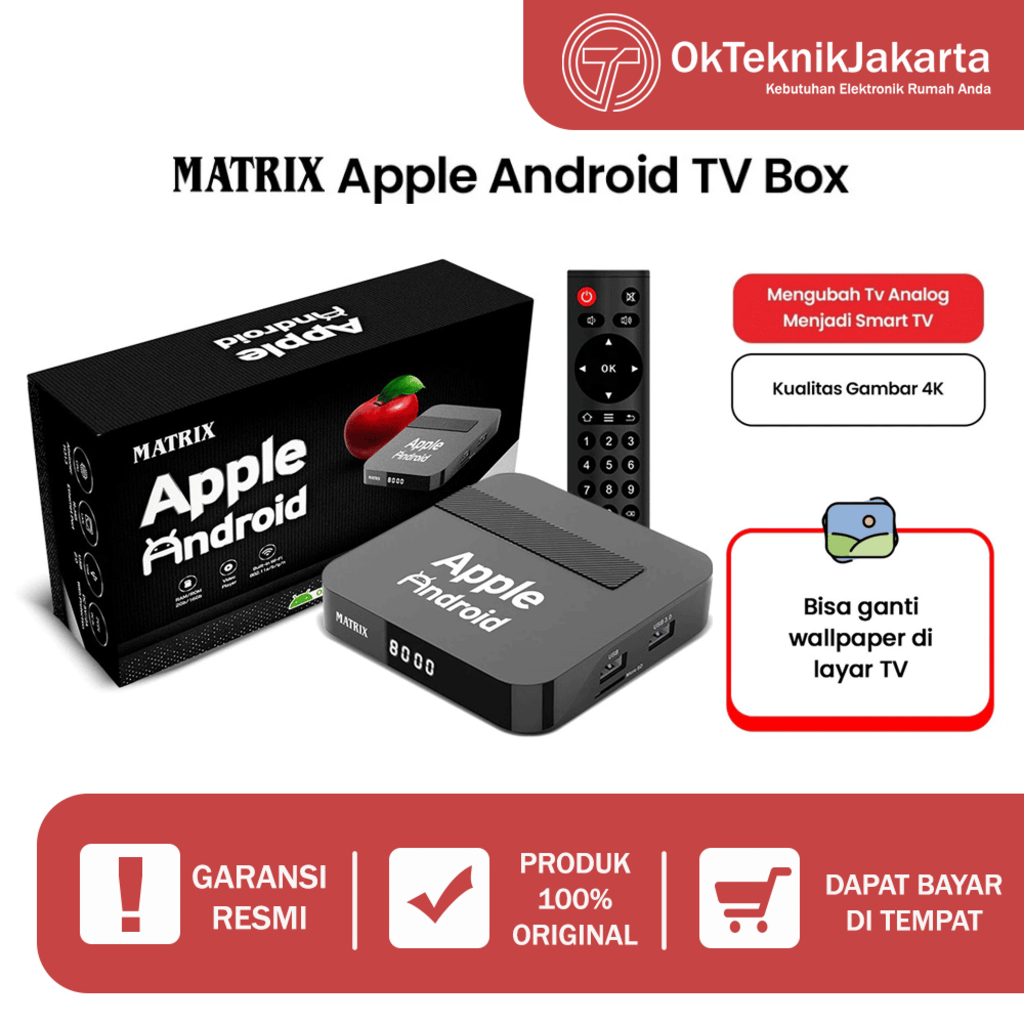 promo terbaru matrix apple android tv box / android tv / apple android 2025 / tv box android