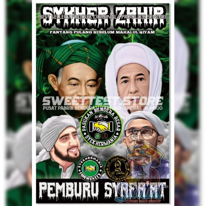 BEST SELLER + 1 HARI JADI + FREE STICKER, BENDERA PRINTING CUSTOM, GIANTFLAG PRINTING CUSTOM, MINIFL