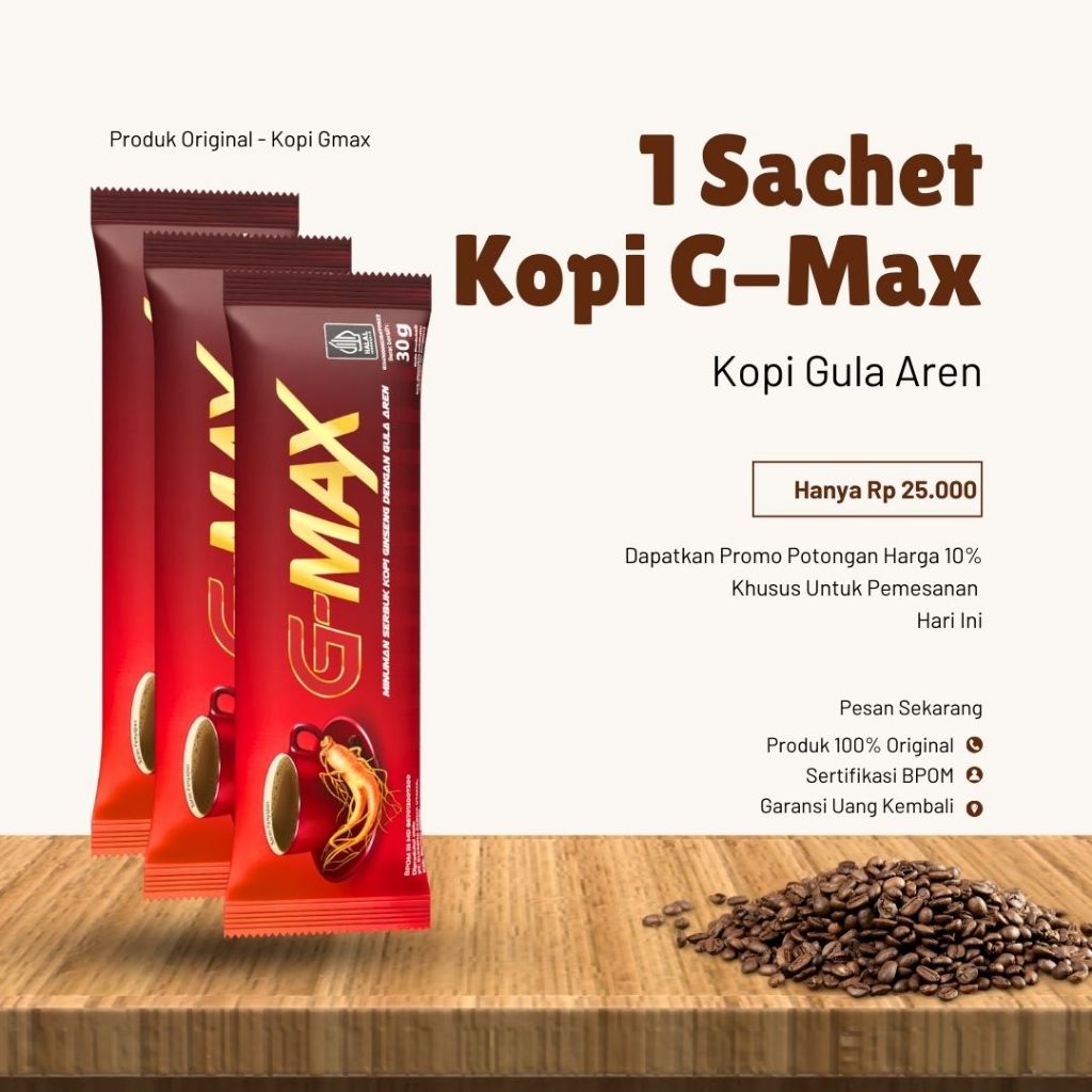 

KOPI GULA AREN GINGSENG ALAMI