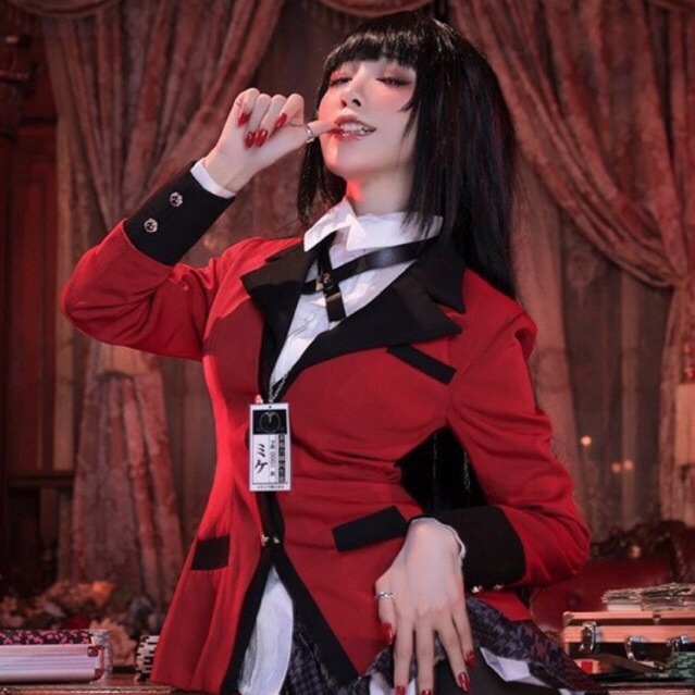 [ PRELOVED FULLSET 330.000 ] Costume Cosplay Jabami Yumeko Kostum Cosplay Murah Rental Kakegurui