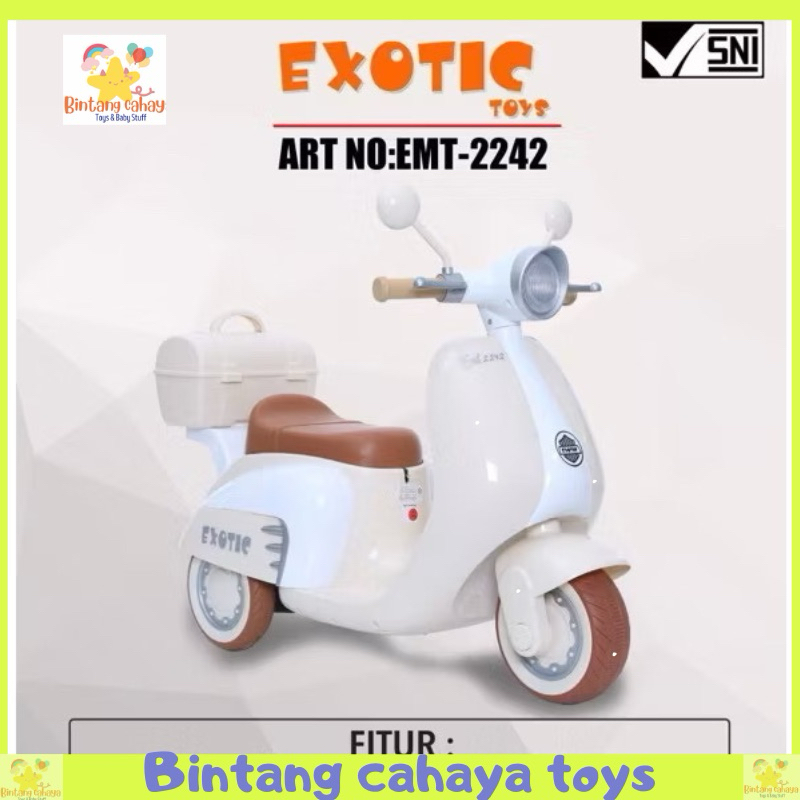 Motor Aki anak Vespa PMB NW113 Exotic 2242 Volta 5022 2237 lite Sepeda Listrik Cas casan Klasik skut