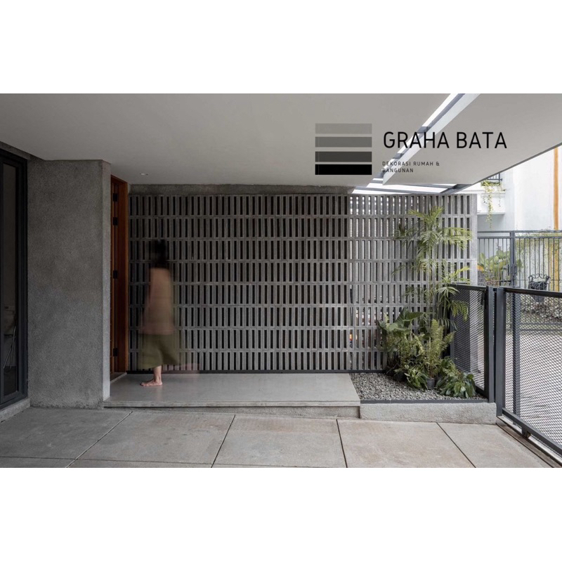 Roster Beton Segi Panjang / Interior Design /