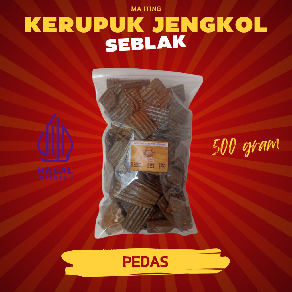 

Seblak Kerupuk Jengkol Pedas 500 Gram