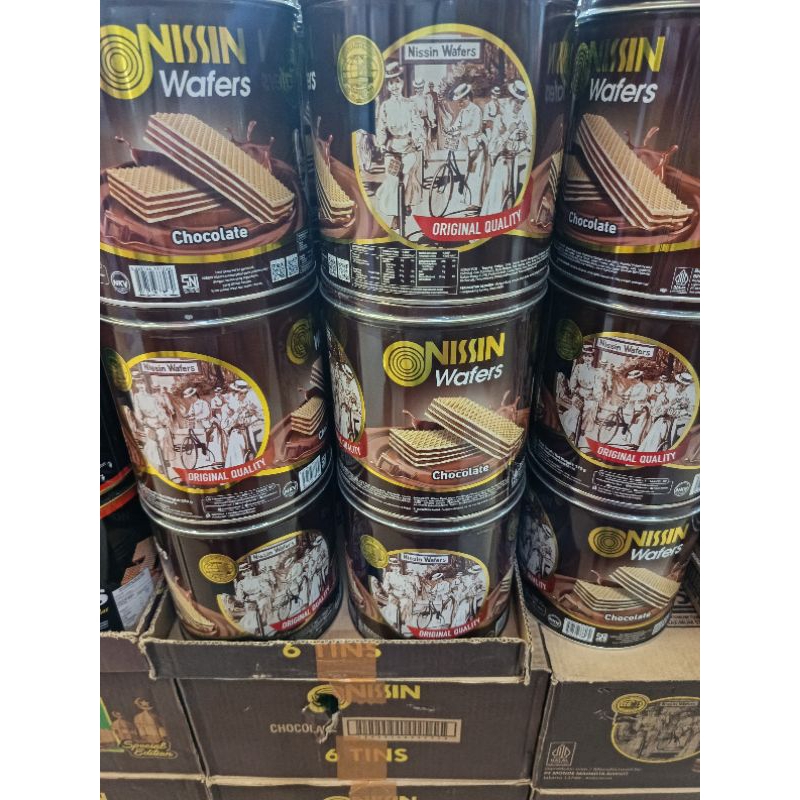 

[ DUS / 6 KALENG ] NISSIN Wafer Cokelat Kaleng 570gr