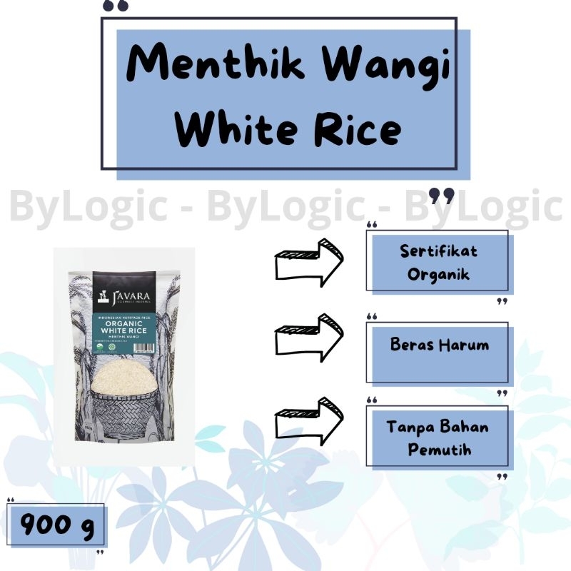 

Beras Putih Menthik Wangi Javara 900g