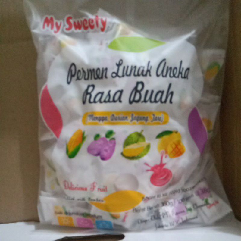 

permen lunak rasa buah