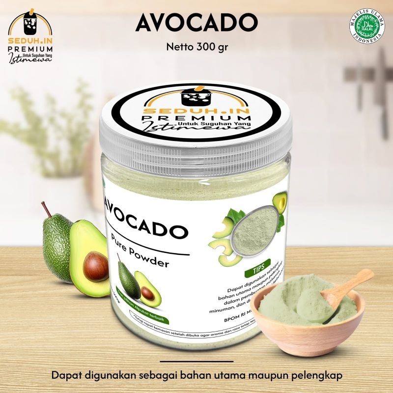 

Avocado Latte Pure / BUBUK MINUMAN PREMIUM PURE NON GULA