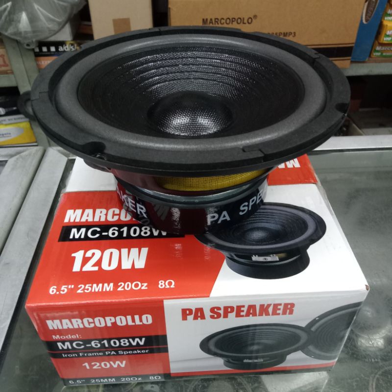 SPEAKER MARCOPOLO 6,5INCH MC-6108W 120W TERLARIS