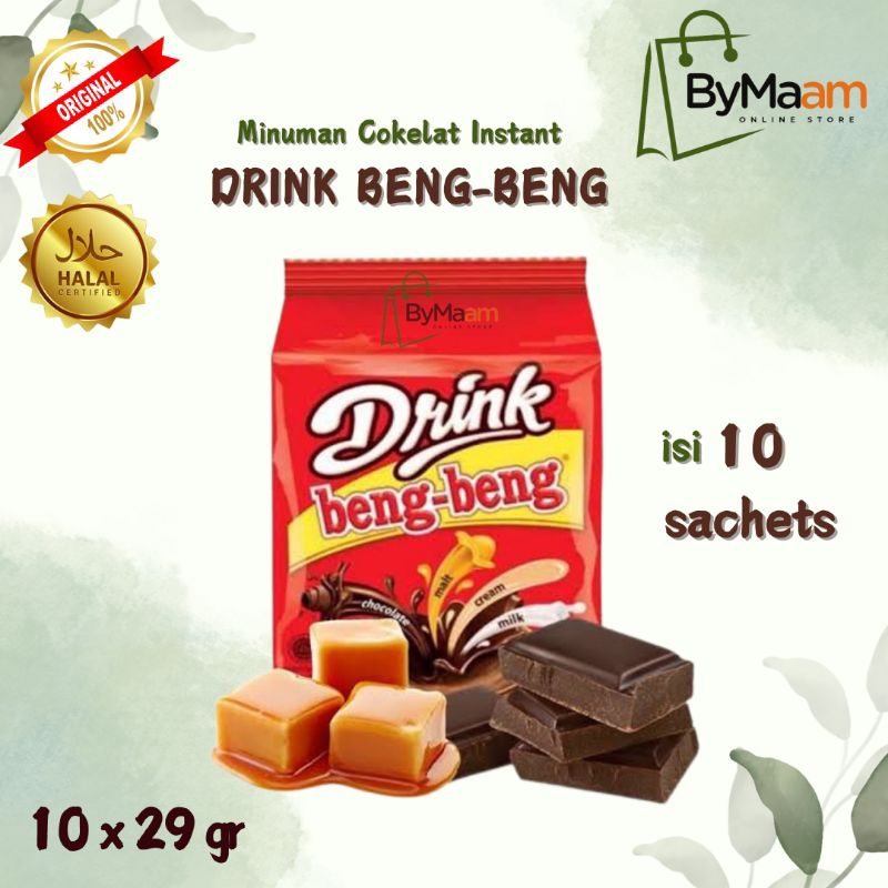 

Drink Beng Beng 1 Pack isi 10 pcs x 29 gr Share it renceng minuman bubuk coklat