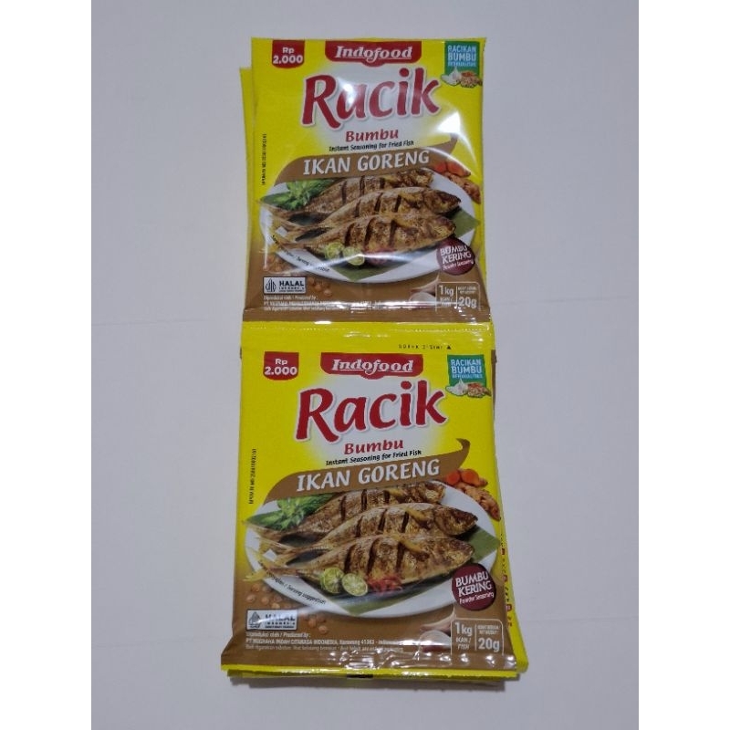 

bumbu racik ikan goreng indofood 1 renceng 10 pcs