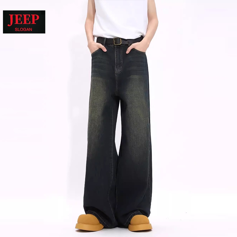 Celana jeans pria panjang celana jeans pria standar loose jeans pria celana jeans pria jumbo