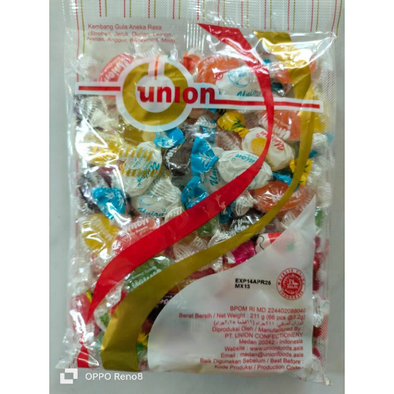 

Permen Union Campur Banyak Pilihan Rasa isi 66 Pcs