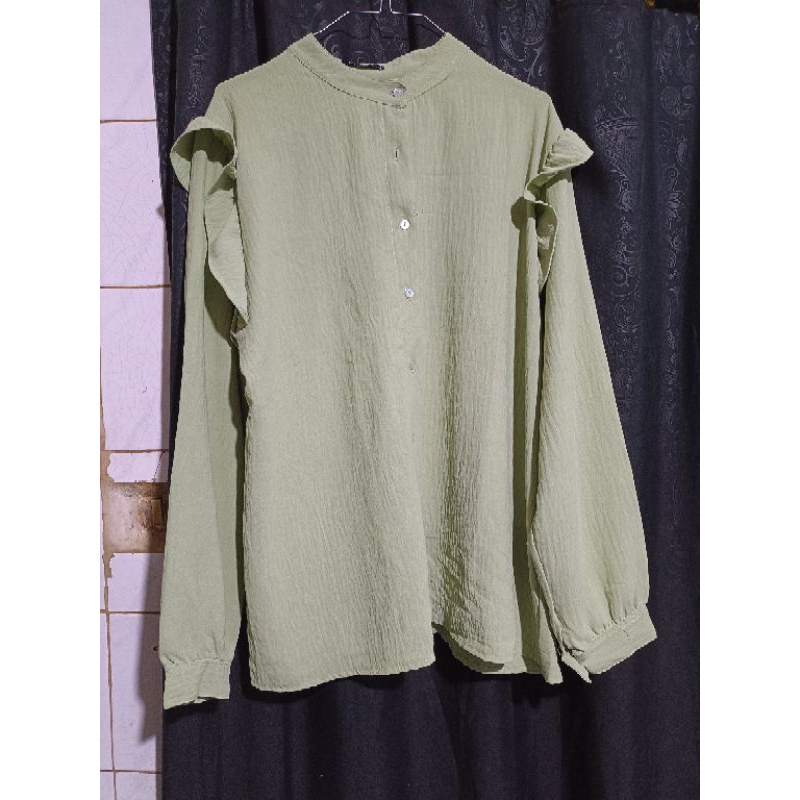 Atasan wanita - Blouse mint