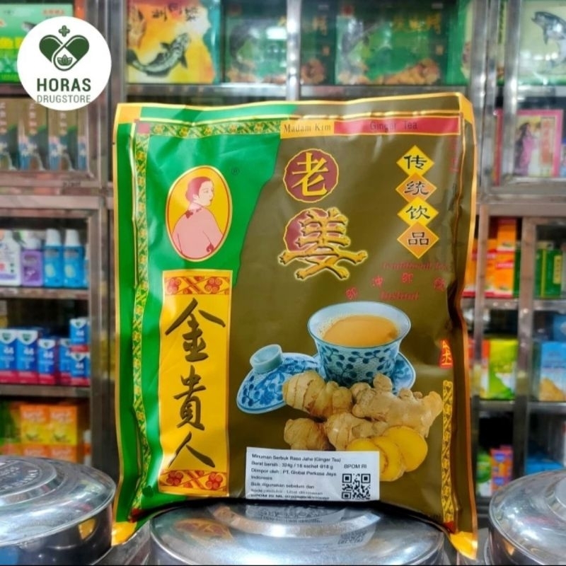 

MADAM KIM Ginger Tea (Teh Herbal Jahe) - Teh Herbal Mengeluarkan Angin di Badan