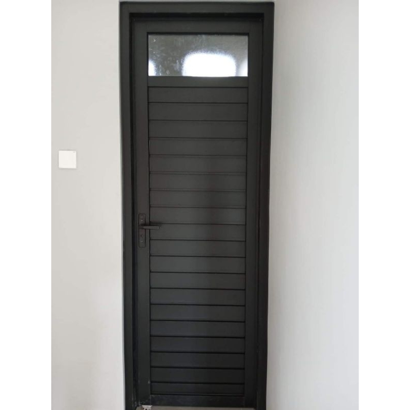 kusen Pintu Aluminium , pintu full Aluminium kaca, pintu ukuran Tinggi200cm x Lebar80cm. kusen pintu