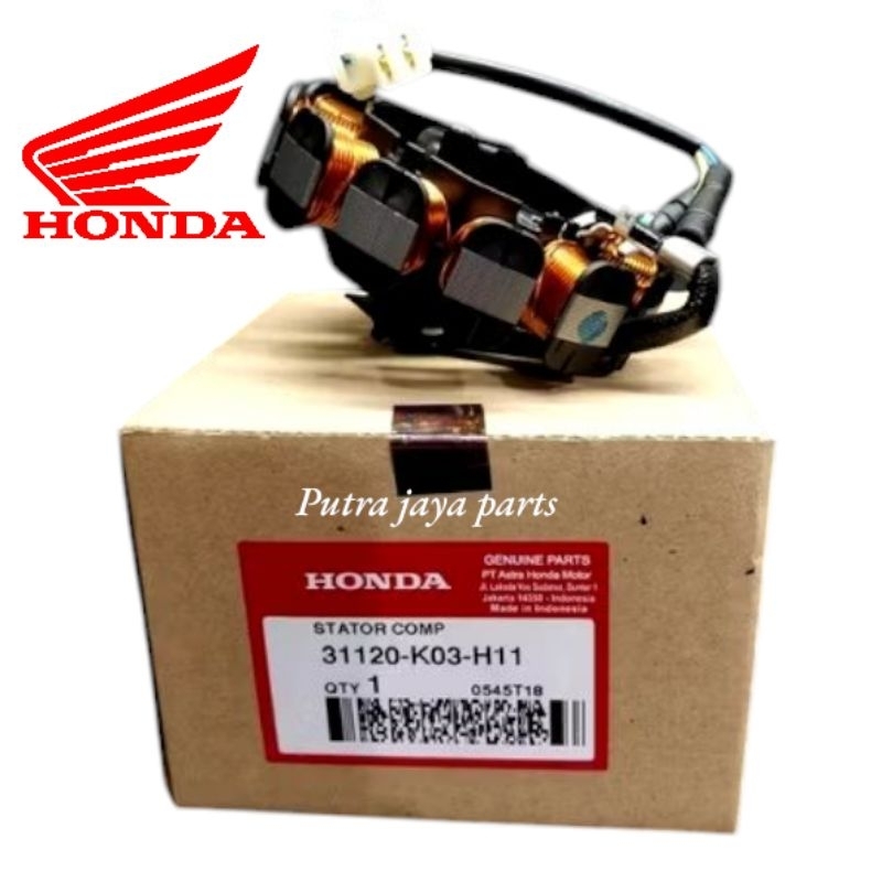STATOR ASSY COMP K03 HONDA REVO FIT F1 INJ SPULL SPUL MOTOR REVO FIT FI INJEKSI