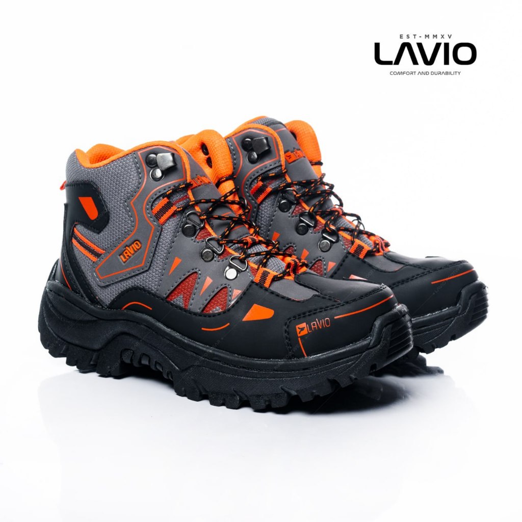 Sepatu Safety Shoes Pria Lavio Gradien Sefty Ujung Besi Best Quality