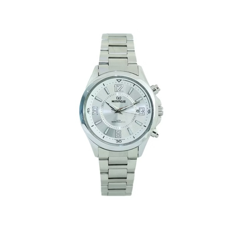 SS.id READY JAM TANGAN MIRAGE WANITA TALI RANTAI SILVER/ JAM MIRAGE ORIGINAL WANITA.