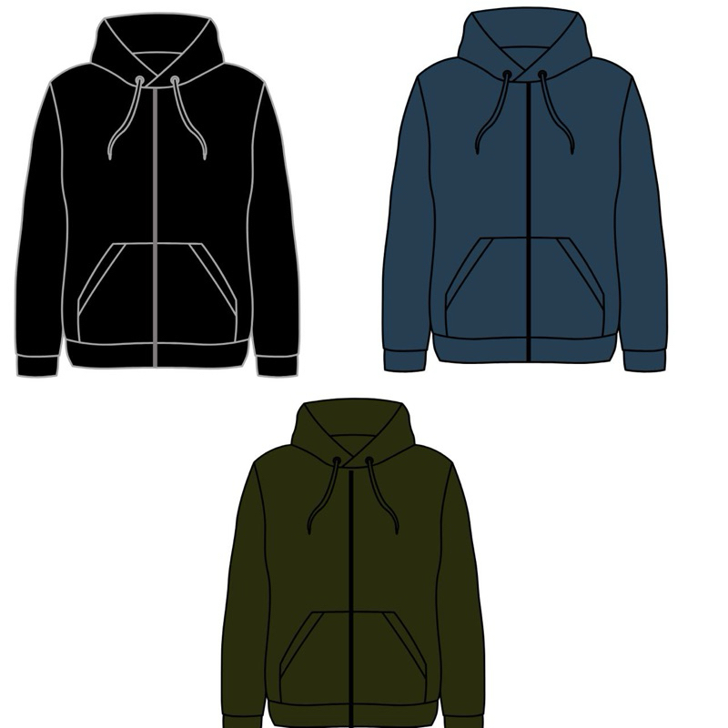 Custom Jaket Hoodie Premium