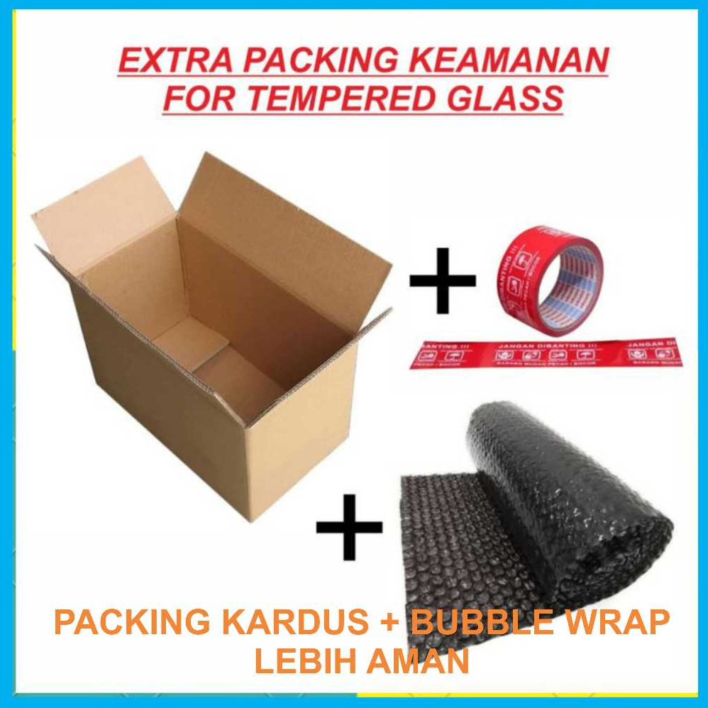 

PACKING KARDUS PLUS BUBBLE WRAP JAMIN AMAN