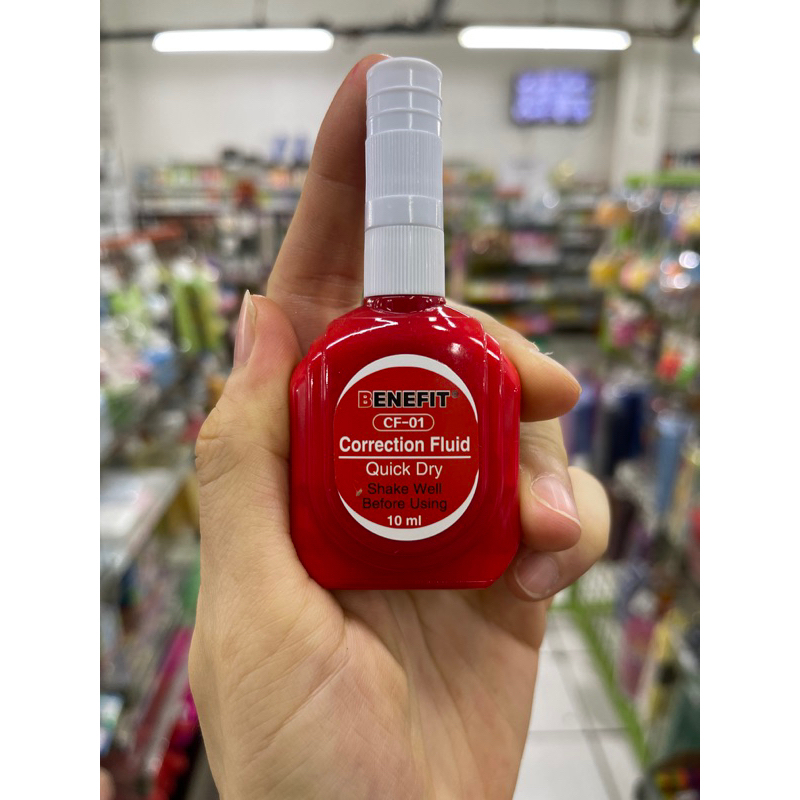 

Tip Ex Cair BENEFIT CF-101M 10ml – Cepat Kering & Mudah Digunakan! benefit cf-01