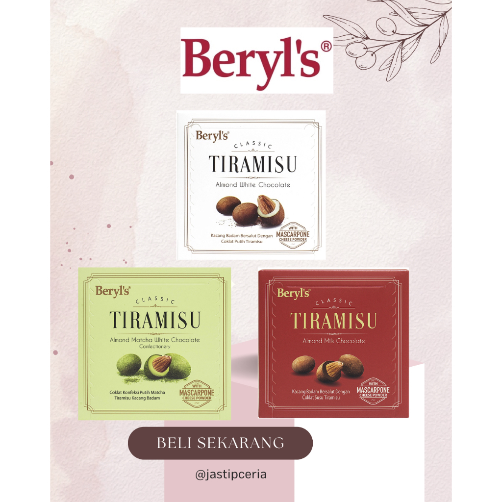 

Beryls Tiramisu Almond Chocolate 65g Beryl's Tiramisu Almond Chocolate 65g Beryl's-Tiramisu Almond White Chocolate Milk Chocolate White Chocolate Beryls Coklat Malaysia