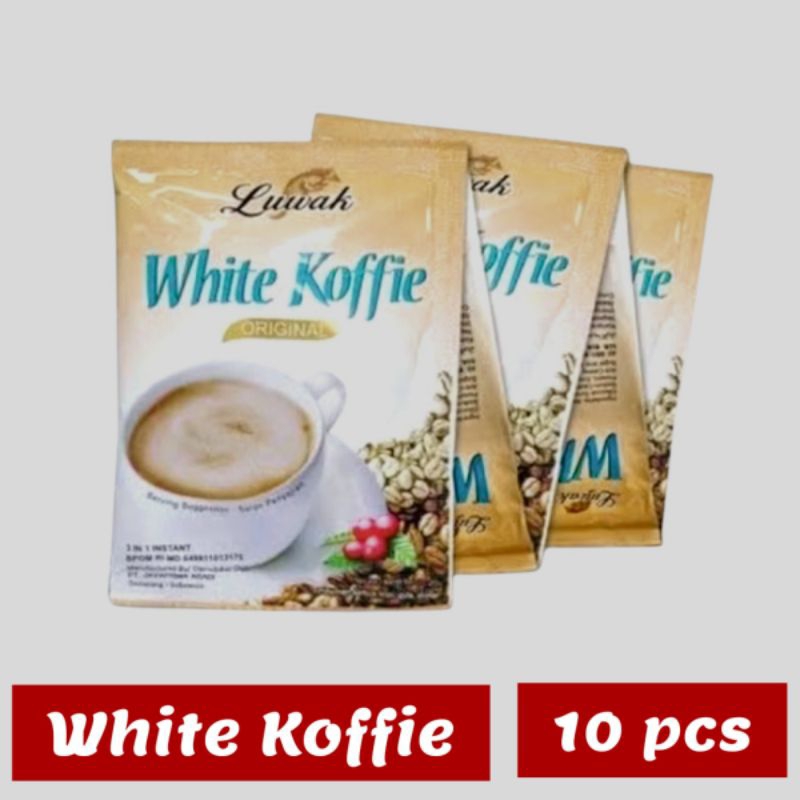 

Luwak White Coffee Original 10 x 20gr Renceng / Kopi Luwak White Coffee Renceng 10 pcs