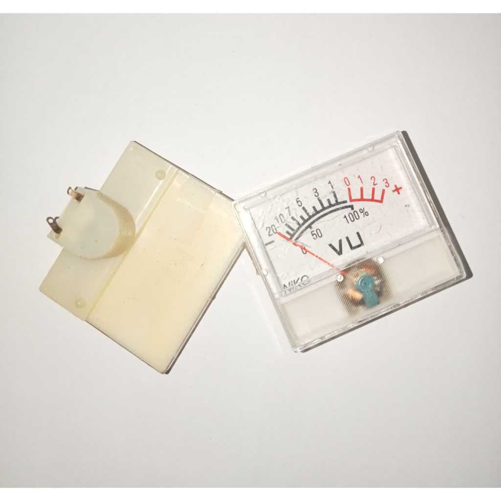 VU METER ANALOG AC BESAR 5.5x4.5 55x4.5 Cm Original