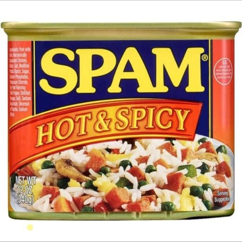 

Hormel spam hot spicy 340 gram - daging kaleng babi asli