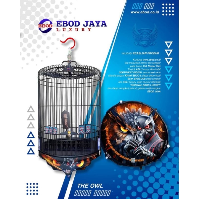 THE OWL TERLARIS  Sangkar murai ebod jaya indonesia / ebod jaya luxury / ebod premium  quality  no 2