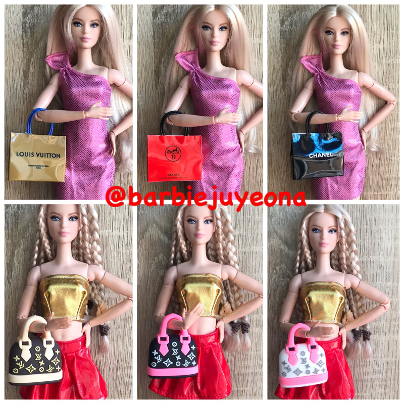 tas barbie, tas boneka barbie,tas barbie mattel