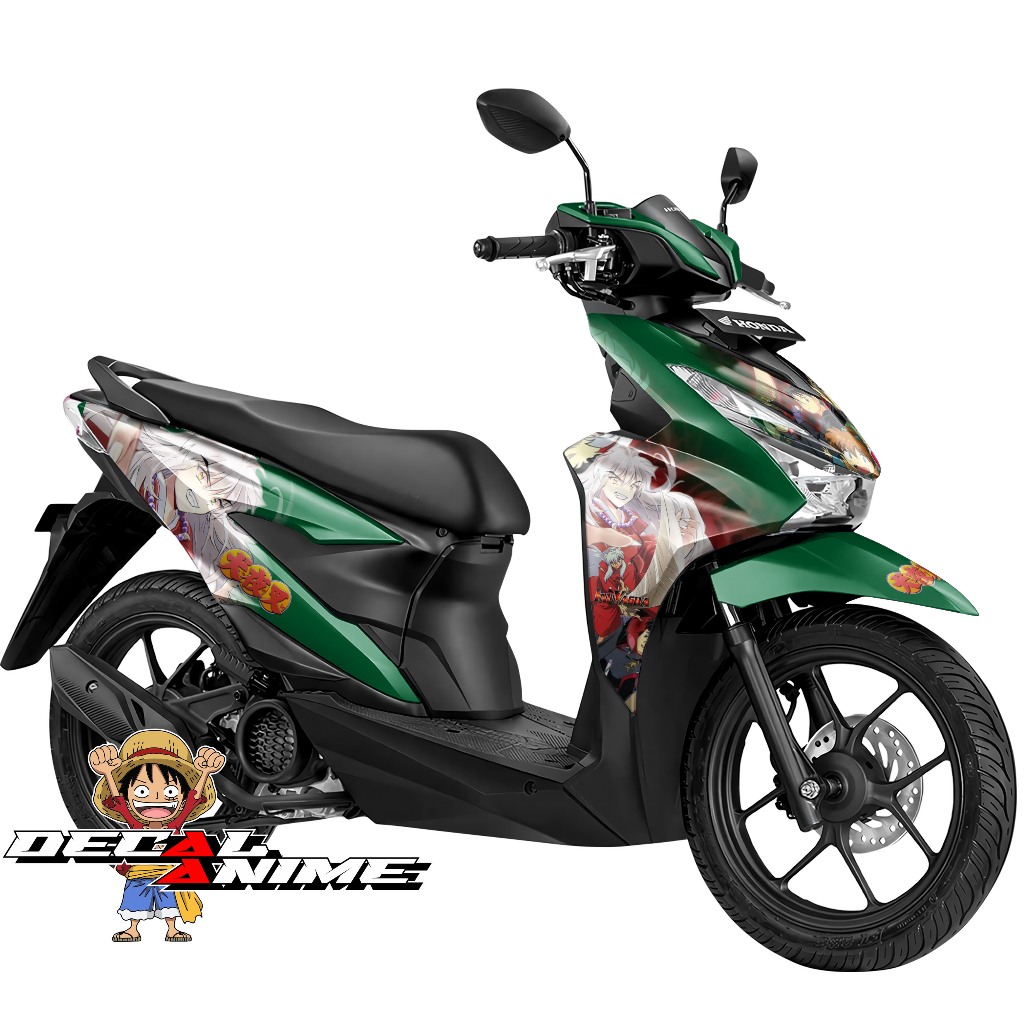 Stiker Beat Full body Decal Beat Karbu FI POP Deluxe Street New 2024 Decal Anime - inuyasha