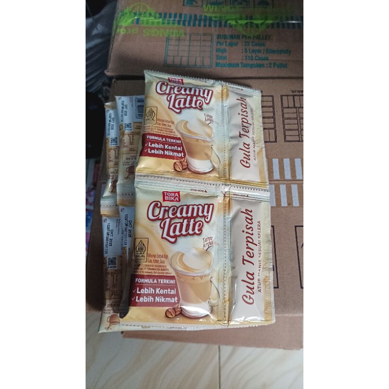 

TORABIKA CREAMY LATTE 10PCS