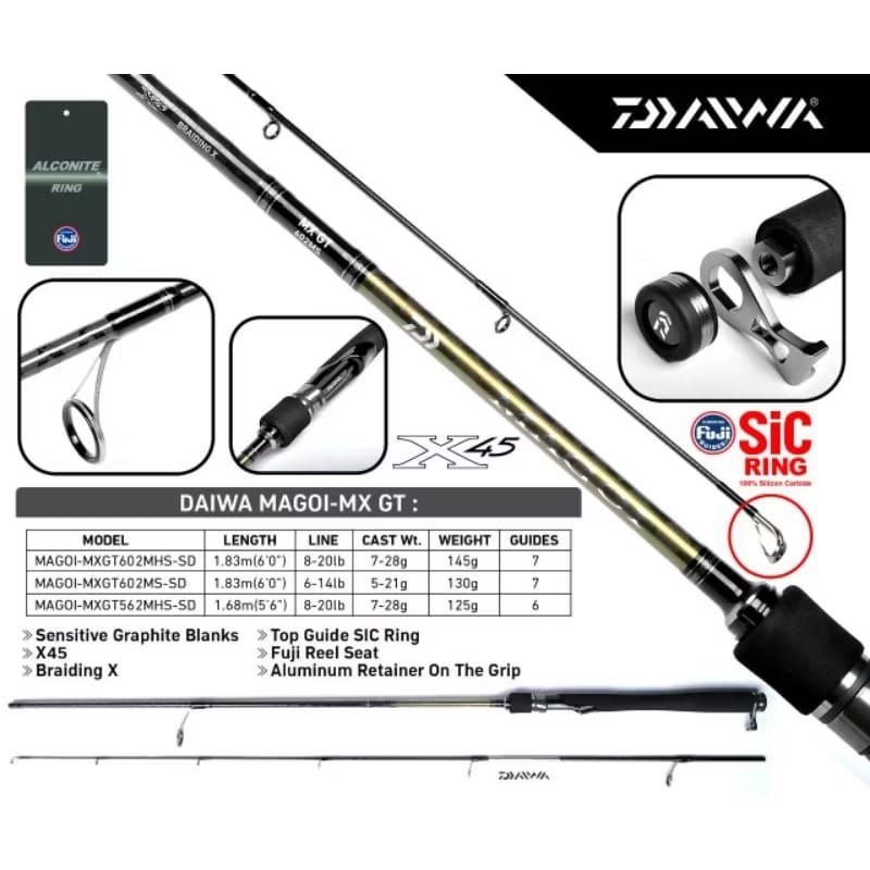 Joran Daiwa MAGOI MX GT 602MS 602MHS Free Packing