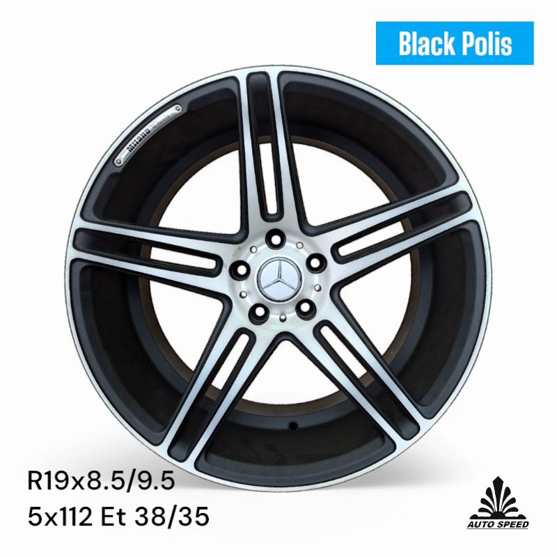Velg Mercy R19 Pcd 5 x 112 lebar 8.5/9.5 Et 38/35